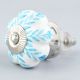 Turquoise Leaf Medium Knob