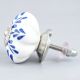 Blue Leaf Ceramic Melon Cabinet Knob Online