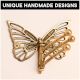 Brass Butterfly Swivel Tri Arm Hook