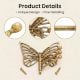 Brass Butterfly Swivel Tri Arm Hook