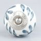 Grey Floral Leaf Knob (1)