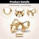 Brass Handmade Golden Bow design Wall Hook for Hanging Clothes