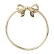 Premium Brass Bow Design Ring Hanger for Bathroom