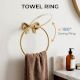 Premium Brass Bow Design Ring Hanger for Bathroom