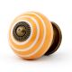 8 Pieces Multicolor Ceramic Striped Living Room Dresser Knobs