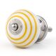 8 Pieces Ceramic Multicolor Striped Kitchen Drawer Knobs