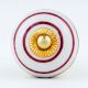 8 Pieces Ceramic Multicolor Striped Kitchen Drawer Knobs