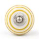 8 Pieces Ceramic Multicolor Striped Kitchen Drawer Knobs