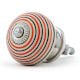 3 Pieces Ceramic Multicolor Striped Kitchen Cupboard Knobs