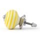 6 Pieces Multicolor Handmade Ceramic Striped Living Room Drawer Knobs