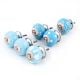 Turquoise Ceramic Round Living Room Cupboard Knobs