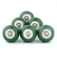 Green Handmade Ceramic Round Living Room Drawer Knobs