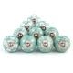 Sea Green Ceramic Round Living Room Cupboard Knobs