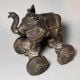 Vintage Brass Elephant Rolling Toy Decorative Figurine