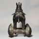Vintage Brass Horse Rolling Toy Figurine