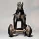 Vintage Brass Horse Rolling Toy Figurine
