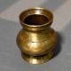 Handcrafted Brass Traditional Round Pot Ritual Vessel