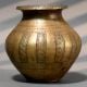 Handcrafted Brass Detailed Engraved Traditional Ritual Pot