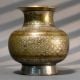 Handcrafted Brass Engraved Vintage Finish Decorative Kalash