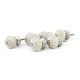 Cream Handmade Ceramic Round Living Room Drawer Knobs