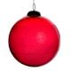 Red Decorative Round Big Glass Hanging Ornament