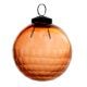 Amber Handmade Round Glass Hanging Ornament