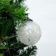 Vintage Style Mercury Silver Glass Christmas Ornament