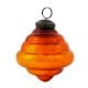 Amber Glass Globe Design Ornament Hanging