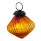 Decorative Amber Glass Christmas Ornament Hanging