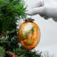 Amber Avocado Star Cut Christmas Hanging