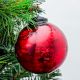 Blood Red Plum Star Cut Christmas Hanging