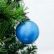 Turquoise Plum Star Cut Christmas Hanging