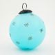 Turquoise Tiny Flower Big Christmas Hanging