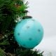 Turquoise Tiny Flower Big Christmas Hanging