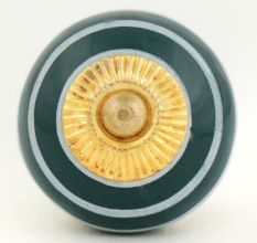 Dark Green Strip Knob