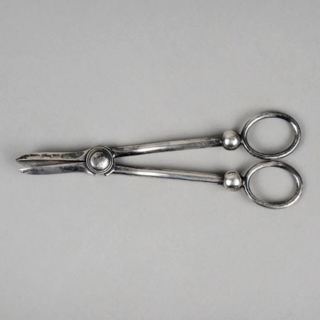 Handcrafted Silver Grape Shears Classic Fruit Scissors