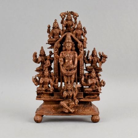 Handcrafted Copper Venkateswara Balaji Dashavatara Idol