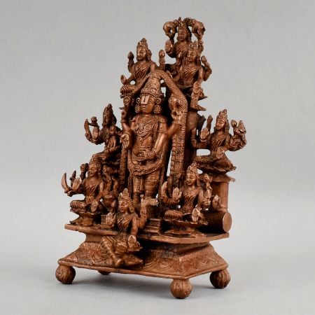 Handcrafted Copper Venkateswara Balaji Dashavatara Idol