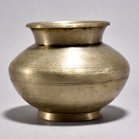 Handcrafted High-Quality Holy Water Pot Made of White Metal