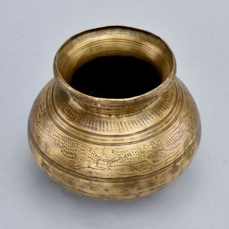 Handcrafted Vintage Holy Water Pot Made of Finest Brass