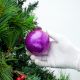 Purple Round Christmas Hanging Online