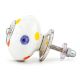 Mixed Polka Dotted Ceramic Cabinet Knob
