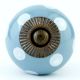 Grey Dotted Ceramic Cabinet Knobs Online