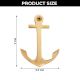 3 Pieces Vintage Anchor Decorative Wall Hooks