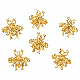 6 Pieces Golden Bee Aluminium Drawer Knob