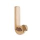 Natural Bird Shape Wooden Adheshive Wall Hook-Pack of 1