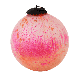 Pink Decorative Round Glass Hanging Ornament