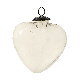 Clear Decorative Heart Shaped Glass Christmas Hanging Ornament