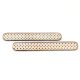 Handmade Wooden Dresser Handle with Geometric Inlay In Pair (12 Inch)
