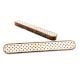 Wooden Drawer Handle with Geometric Inlay In Pair (18 Inch)